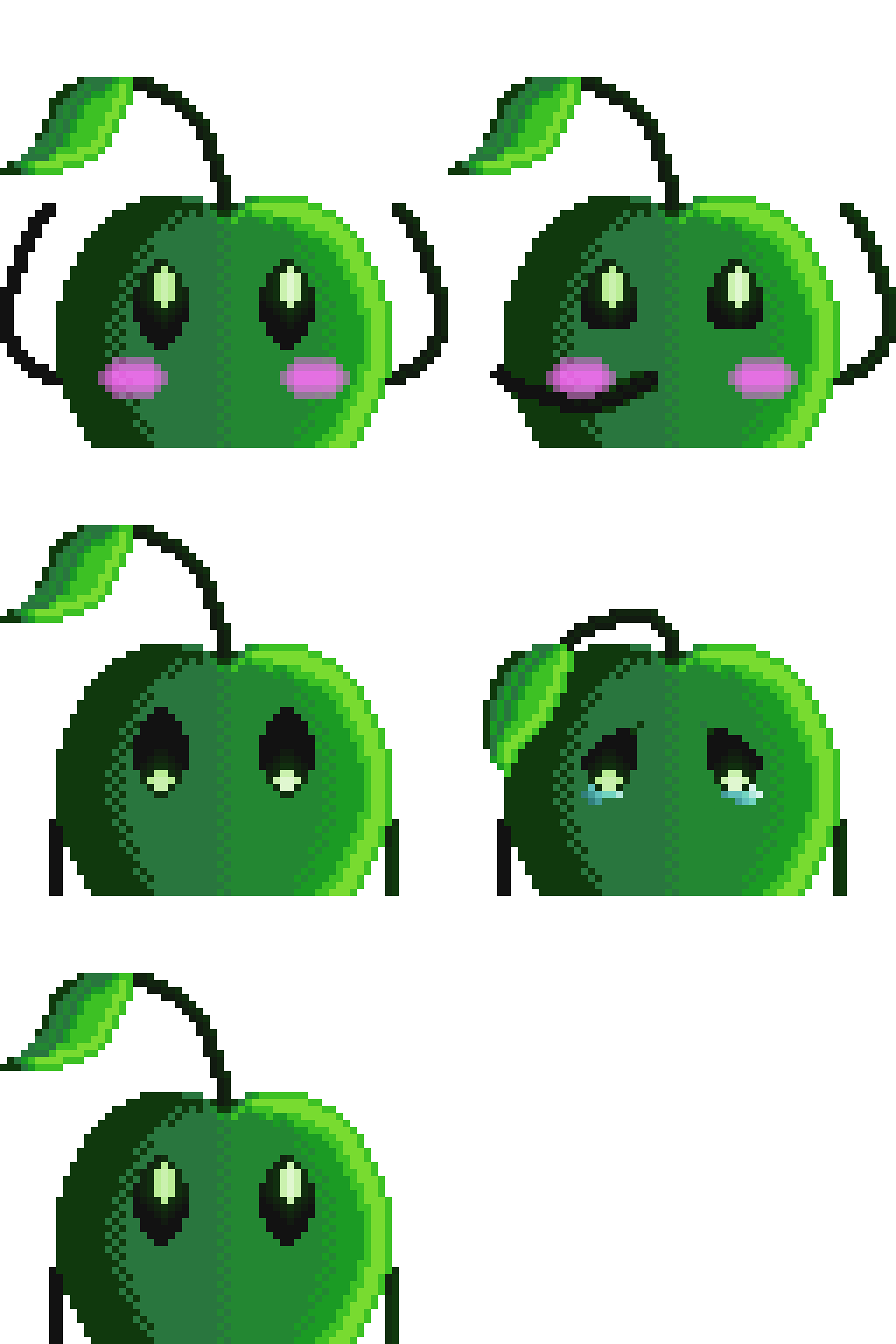 Portrait replacements of the character "Apples" for the "Stardew Valley Expanded" mod by FlashShifter.